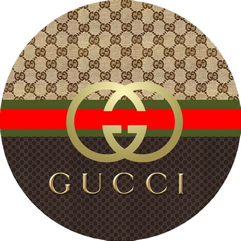 gucci round logo